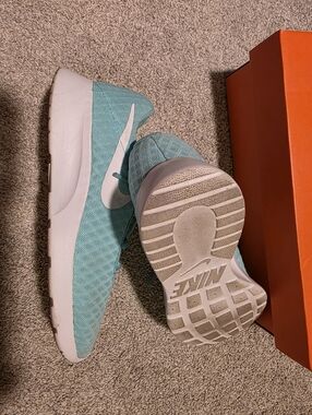 Nike Aqua Mesh Sneakers with White Swoosh